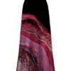 Budget 🔥 UDEAR Pink & Black Abstract Geode Side-Slit Maxi 👗 Skirt - 👩 Women & Plus ✨