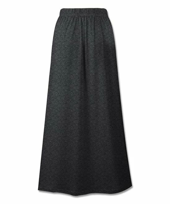 Best deal 👏 UDEAR Dark Gray Maxi 👗 Skirt - 👩 Women ❤️ - Image 2