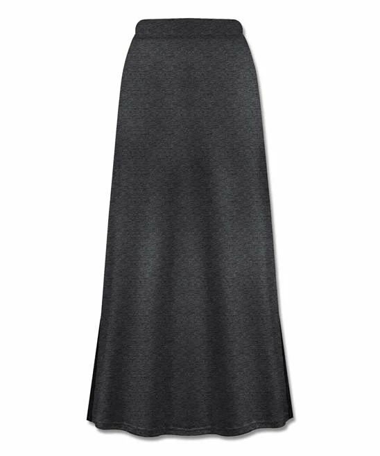 Best deal 👏 UDEAR Dark Gray Maxi 👗 Skirt - 👩 Women ❤️