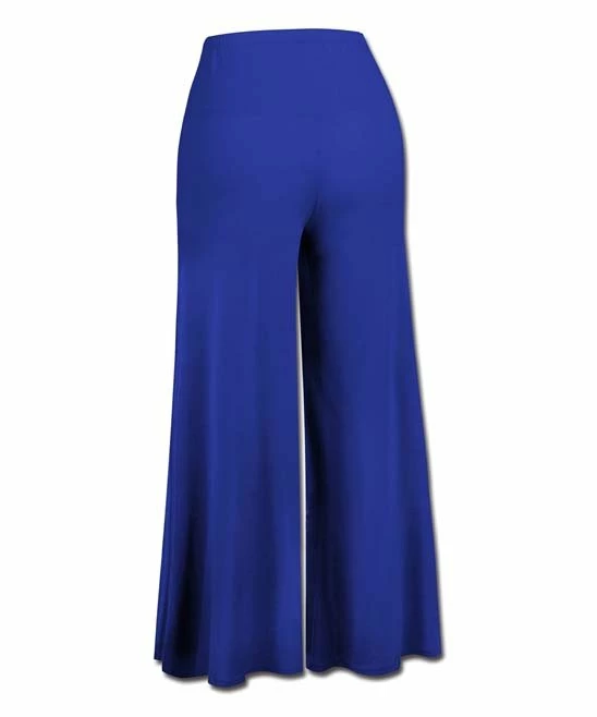 Cheap 🔥 UDEAR Sapphire Blue Crop Palazzo Pants - 👩 Women 👍 - Image 2