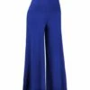 Cheap 🔥 UDEAR Sapphire Blue Crop Palazzo Pants - 👩 Women 👍