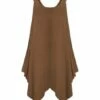 Outlet ⭐ UDEAR Brown Round-Neck Sleeveless Top - Plus 🥰