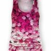 Outlet 👏 UDEAR Rose-Red & Light Pink Floral Scoop Neck Ruched Tank - 👩 Women 🧨