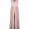 Promo ❤️ UDEAR Pink V-Neck Palazzo Sleeveless Jumpsuit - 👩 Women ⌛