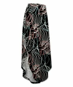 Best deal โค๏ธ UDEAR Black & White Leaf Side-Slit Palazzo Pants - Plus โญ