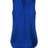 Best deal 🎁 UDEAR Sapphire Blue Notch-Neck Sleeveless Top - Plus ✔️