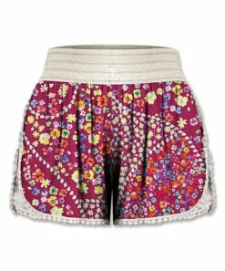 Wholesale 🧨 UDEAR Yellow & Red Floral Shorts - Plus 🛒