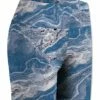 Deals 😉 UDEAR Black & Blue Abstract Bike Shorts - 👩 Women 💯