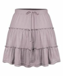 Outlet ✔️ UDEAR Mauve Tiered A-Line 👗 Skirt - 👩 Women ✔️