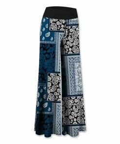 Outlet 😉 UDEAR Black & Blue Paisley Drawstring-Waist Palazzo Pants - 👩 Women 😉
