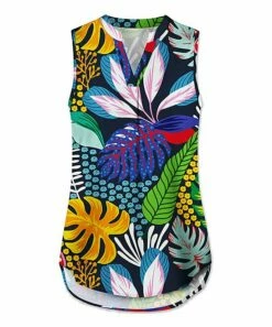 Best deal 😉 UDEAR Green & Red Leaves Top - 👩 Women 😀