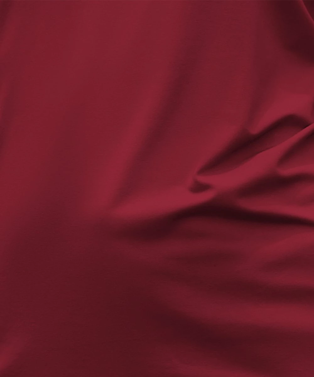 Cheap ๐ UDEAR Burgundy Bishop-Sleeve Cutout Top - ๐ฉ Women ๐คฉ - Image 2