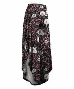 Best reviews of 👏 UDEAR Black & Red Floral Palazzo Pants - 👩 Women ✔️
