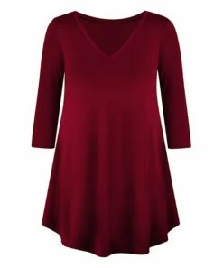 Cheapest ๐คฉ UDEAR Burgundy Tunic - ๐ฉ Women ๐ฅฐ