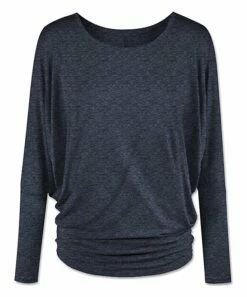Promo ⭐ UDEAR Heather Navy Round Neck Top - 👩 Women 💯